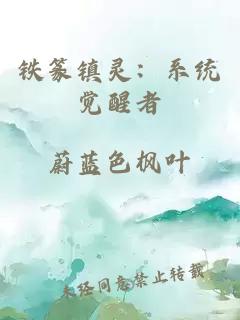 铁篆镇灵：系统觉醒者