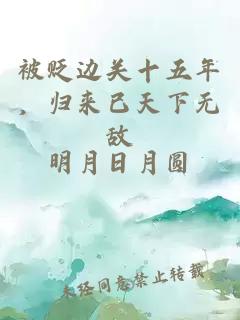 被贬边关十五年，归来已天下无敌