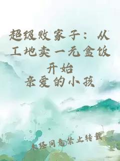 超级败家子：从工地卖一元盒饭开始