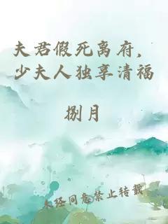 夫君假死离府，少夫人独享清福