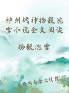 神州战神杨毅沈雪小说全文阅读