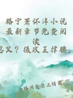 骆宁萧怀沣小说最新章节免费阅读