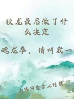 狄龙最后做了什么决定