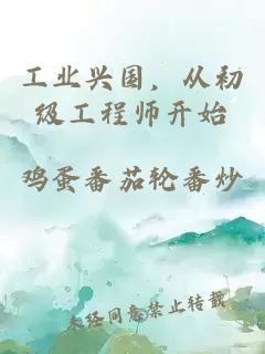 工业兴国，从初级工程师开始