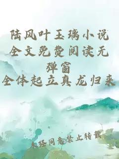 陆风叶玉璃小说全文免费阅读无弹窗