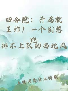 四合院：开局就王炸！一个别想跑