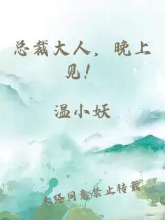 总裁大人，晚上见！