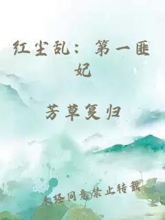 红尘乱：第一匪妃
